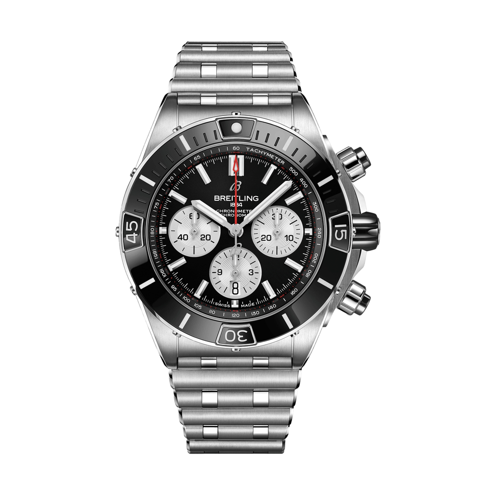 Super Chronomat B01 44mm Stainless Steel - Black