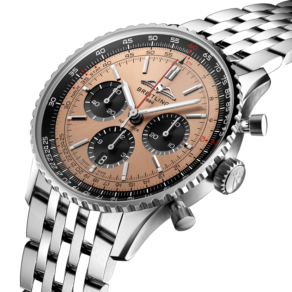 Navitimer B01 Chronograph 43mm Stainless Steel - Copper