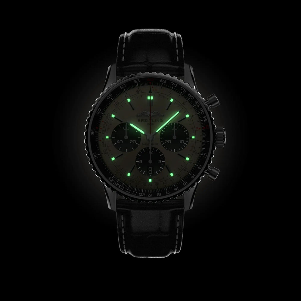 Navitimer B01 Chronograph 43mm - Copper on Leather Strap