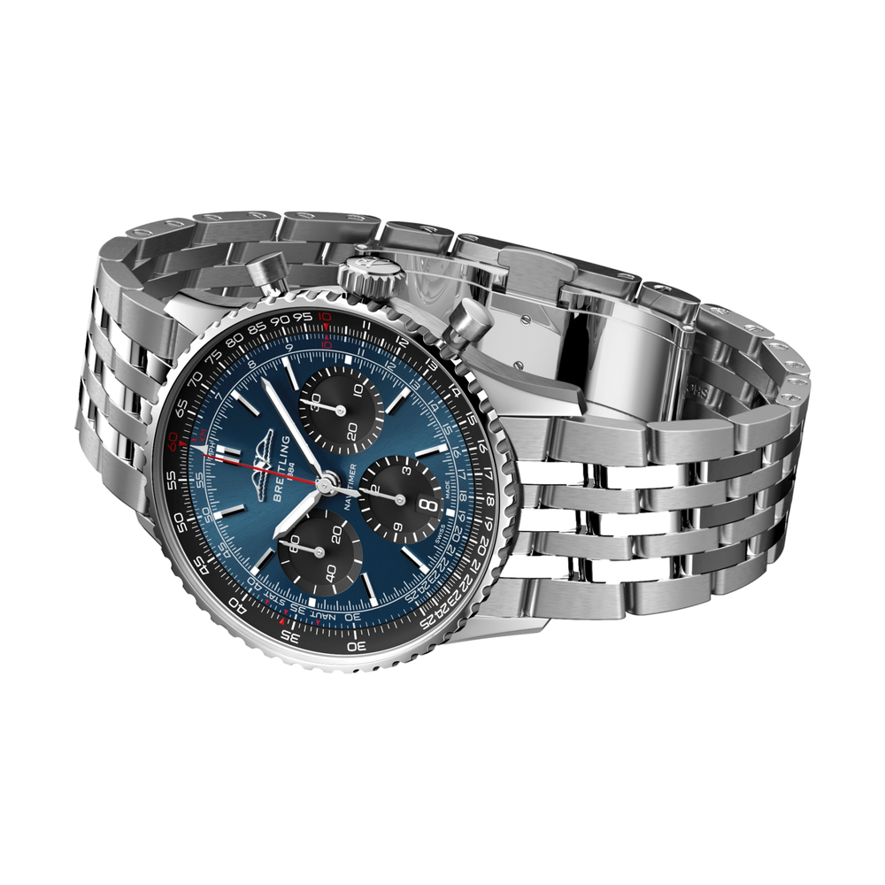 Navitimer B01 Chronograph 41mm Stainless Steel - Blue