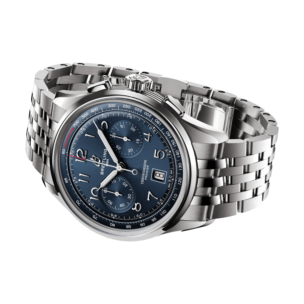 Premier B01 Chronograph 42mm Stainless Steel - Blue