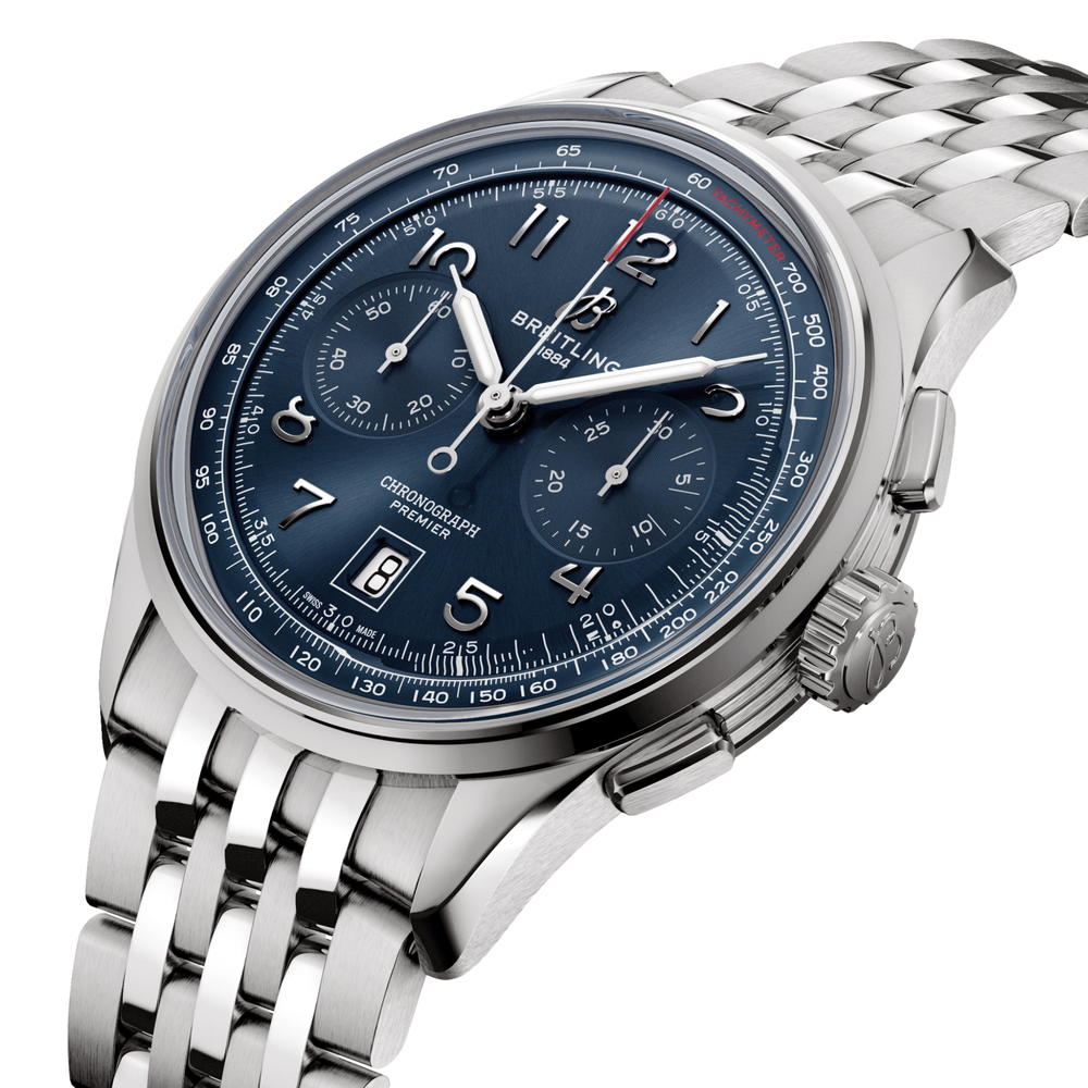 Premier B01 Chronograph 42mm Stainless Steel - Blue