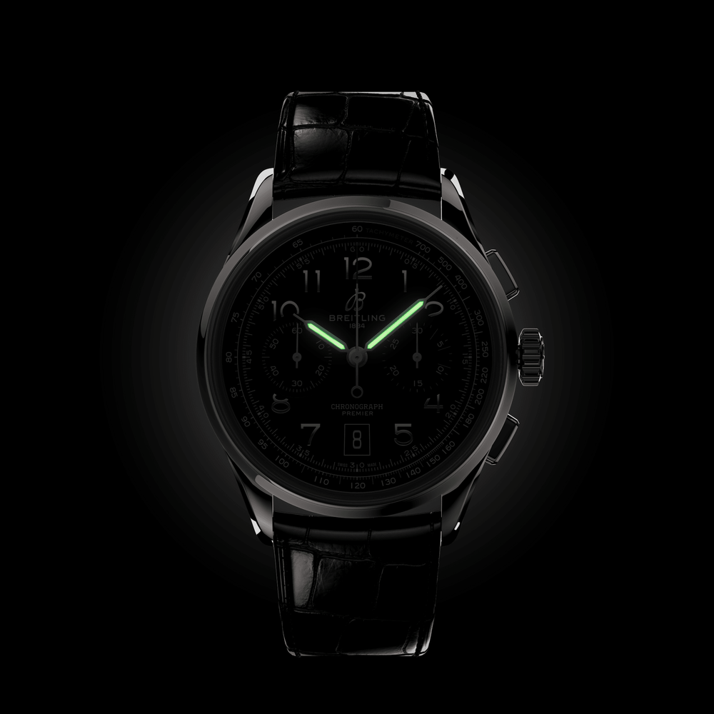 Premier B01 Chronograph 42mm Stainless Steel - Black