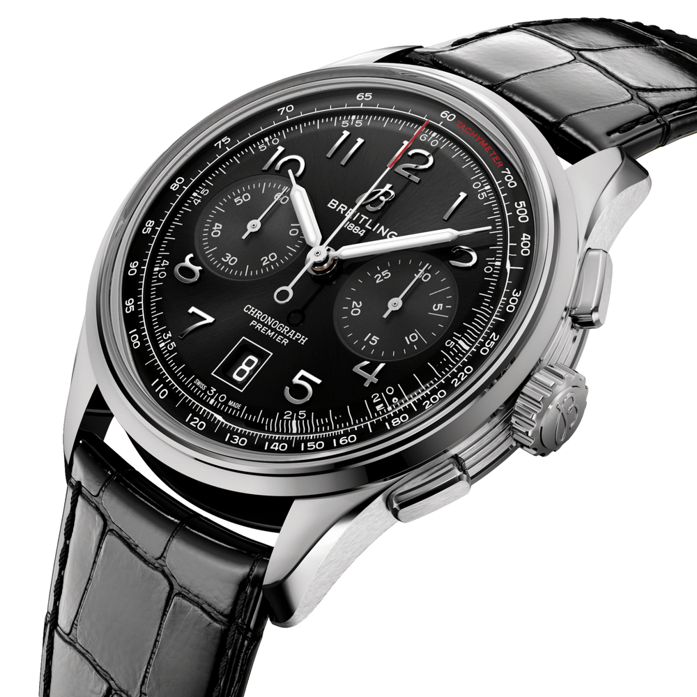 Premier B01 Chronograph 42mm Stainless Steel - Black