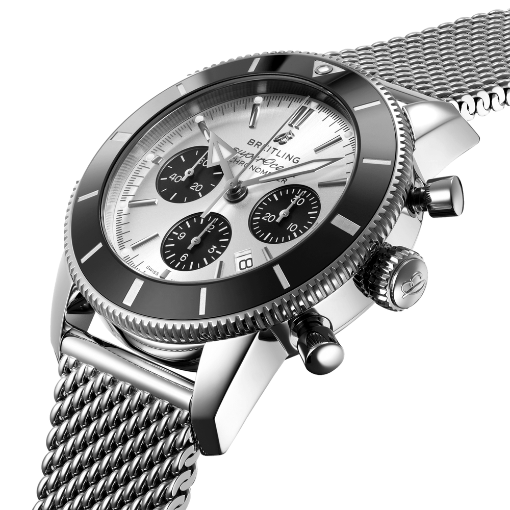 Superocean Heritage B01 Chronograph 44mm Stainless Steel - Cream