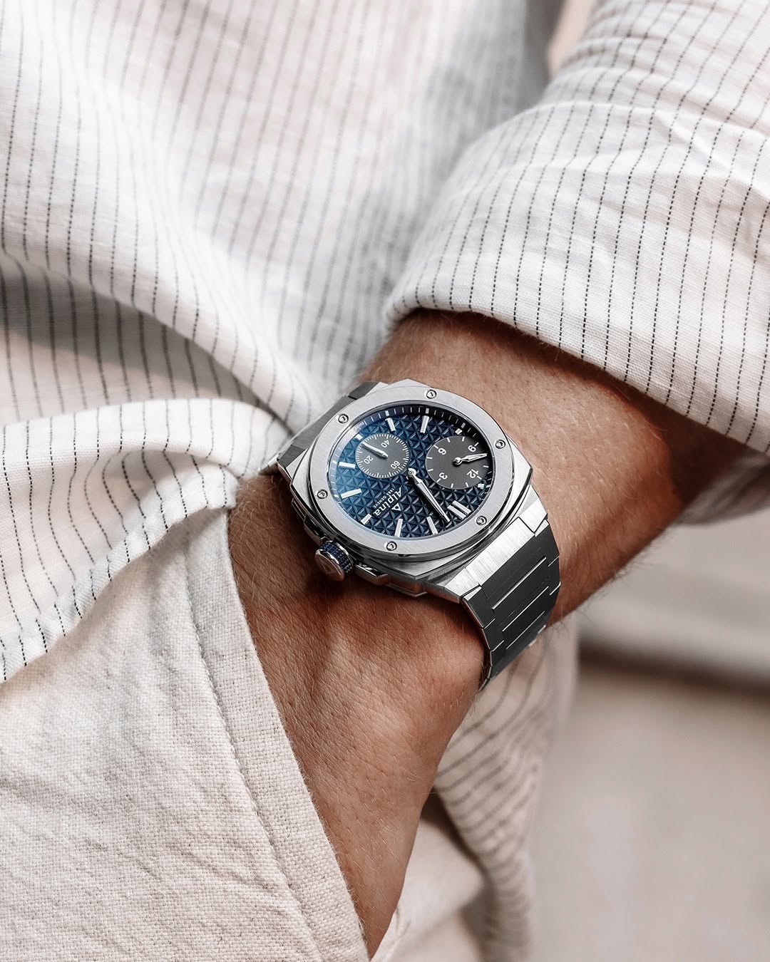 Alpiner 4 Automatic 40mm - Blue on Bracelet - Teddy Baldassarre