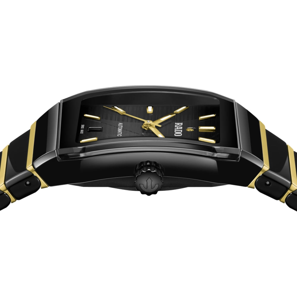 Anatom Automatic Ceramic and Gold PVD Coated Stainless Steel 32.5mm - Black on Bracelet