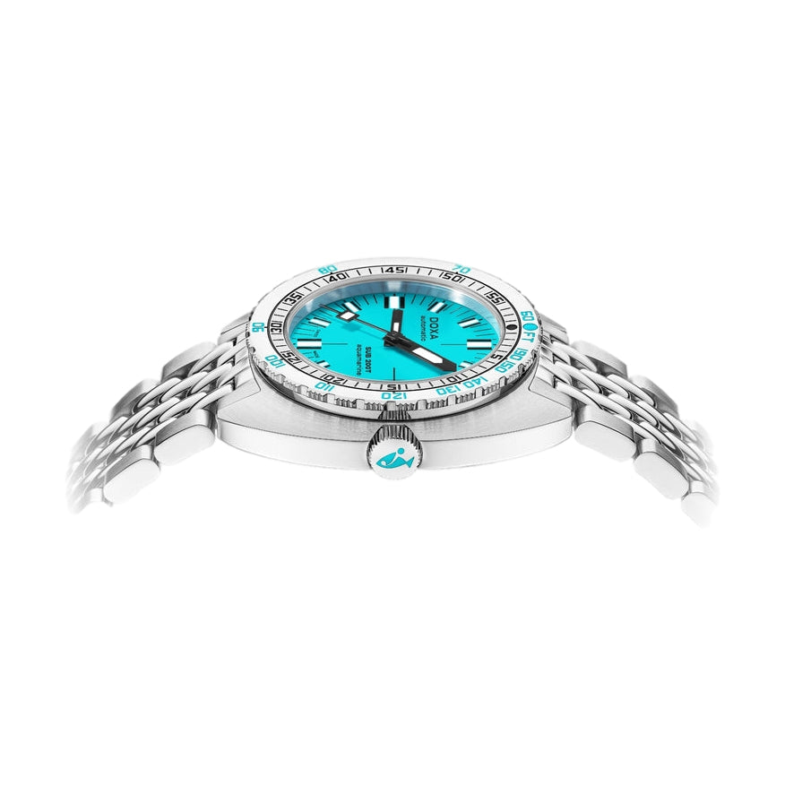 Sub 200T Aquamarine Turquoise Dial on Bracelet, 39mm