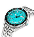 SUB 200 Aquamarine Sapphire Inlay Bezel 42mm - Turquoise on Bracelet