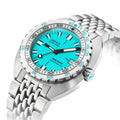 SUB 300T Aquamarine 42.5mm - Turquoise on Bracelet