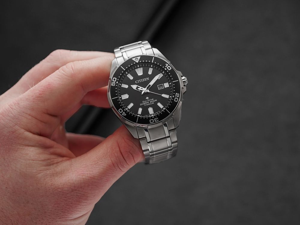 Citizen Promaster Titanium On Wrist Citizen Promaster Diver