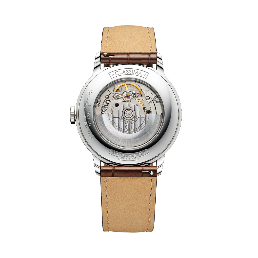 Classima 10263 Automatic 40mm - Silver on Leather Strap