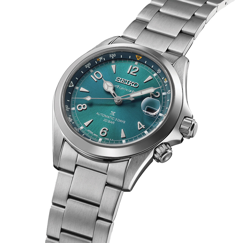 SPB503 Prospex Land Mechanical 39.5mm - Teal on Bracelet