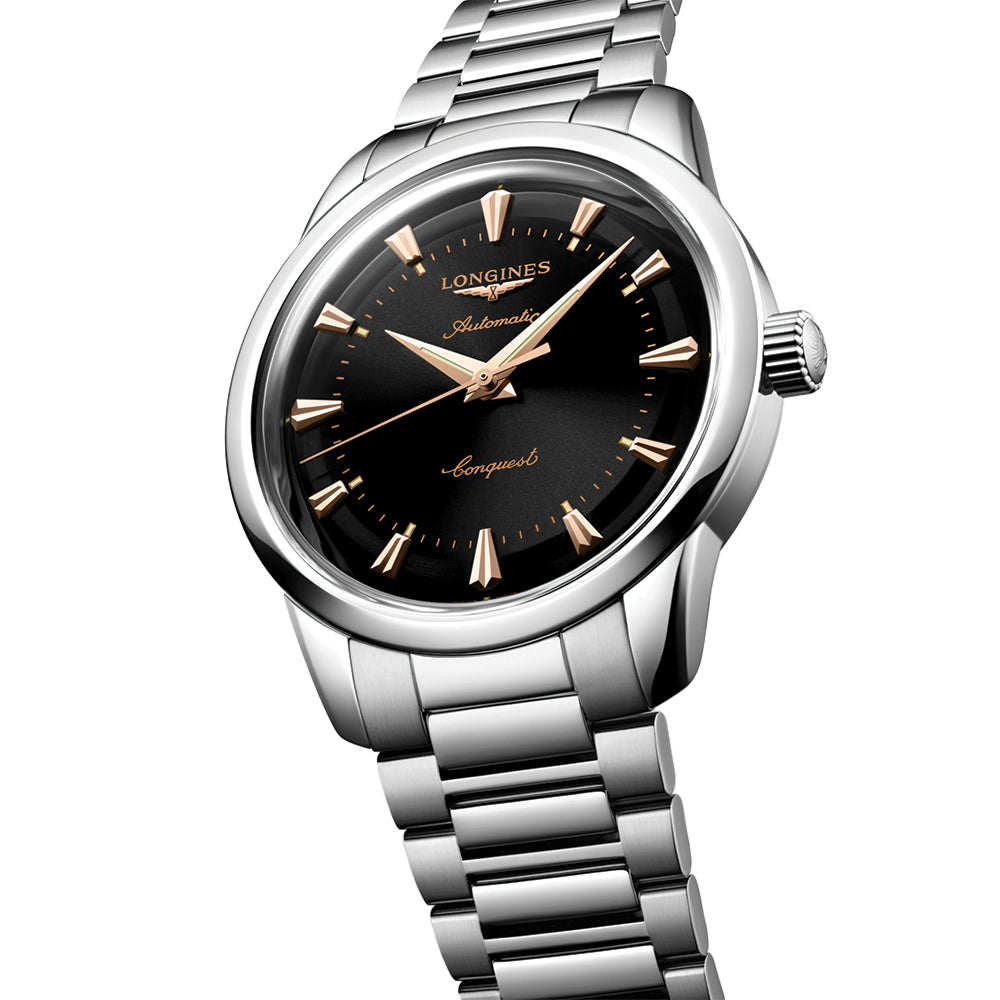 Conquest Heritage 40mm - Black on Bracelet