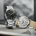 Senator Chronograph Navigator 41mm - Black Lacquer on Bracelet