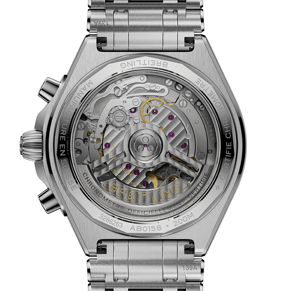 Chronomat B01 Automatic Panda Dial 42mm - Blue on Bracelet