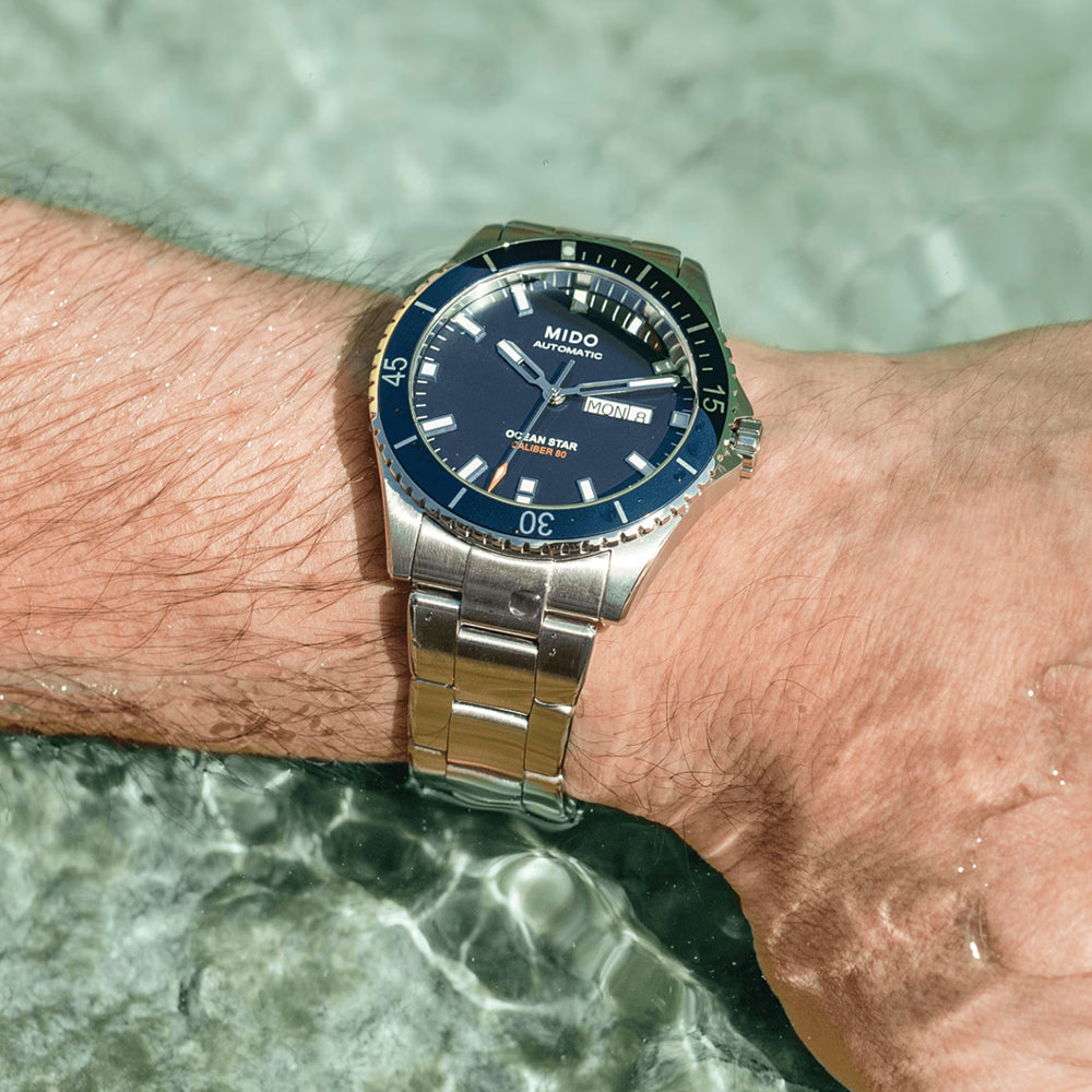 Ocean Star Captain 42.5mm - Blue on Bracelet