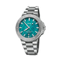 New York Harbor Limited Edition II 43.5mm - Aqua Green Mother of Pearl on Rubber Strap and Bracelet