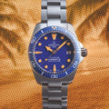 DS Action Diver “New DS Concept Extreme Shock Resistance” Titanium 38mm - Blue on Bracelet