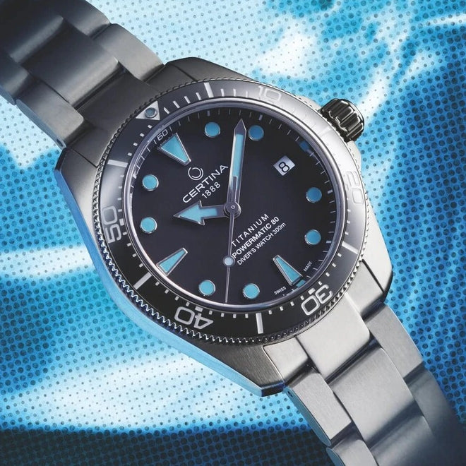 DS Action Diver “New DS Concept Extreme Shock Resistance” Titanium 38mm - Grey on Bracelet