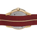 Captain Cook Automatic Bronze 42mm - Red on Fabric Strap