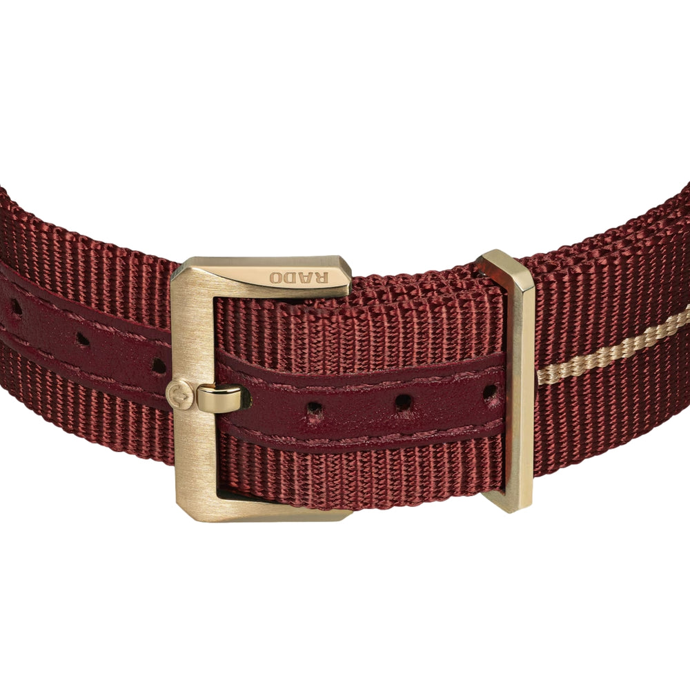 Captain Cook Automatic Bronze 42mm - Red on Fabric Strap