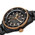 Captain Cook Automatic High-Tech Ceramic 43mm - Black and Gold-Tone Accents on Bracelet
