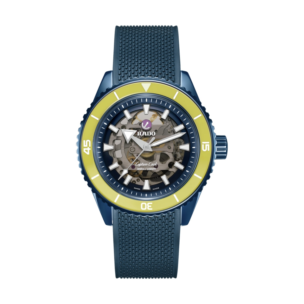 Captain Cook Automatic High Tech Ceramic Yellow Bezel 43mm Limited Edition