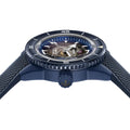Captain Cook Automatic High Tech Ceramic 43mm - Blue Skeleton on Rubber Strap