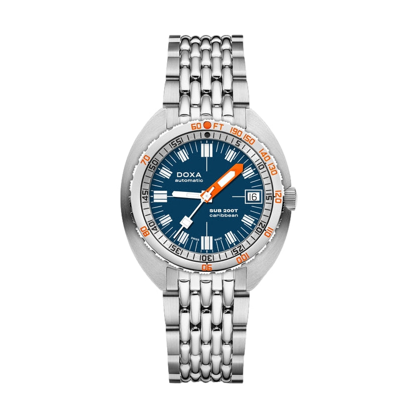 Sub 200T Caribbean Blue Dial on Bracelet, 39mm