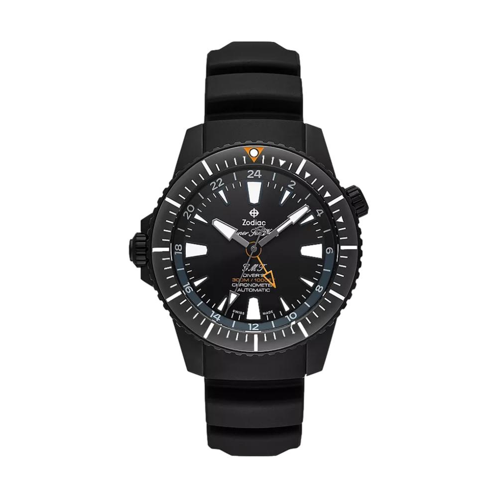 Super Sea Wolf Pro-Diver GMT Automatic Rubber Strap Watch | Teddy ...