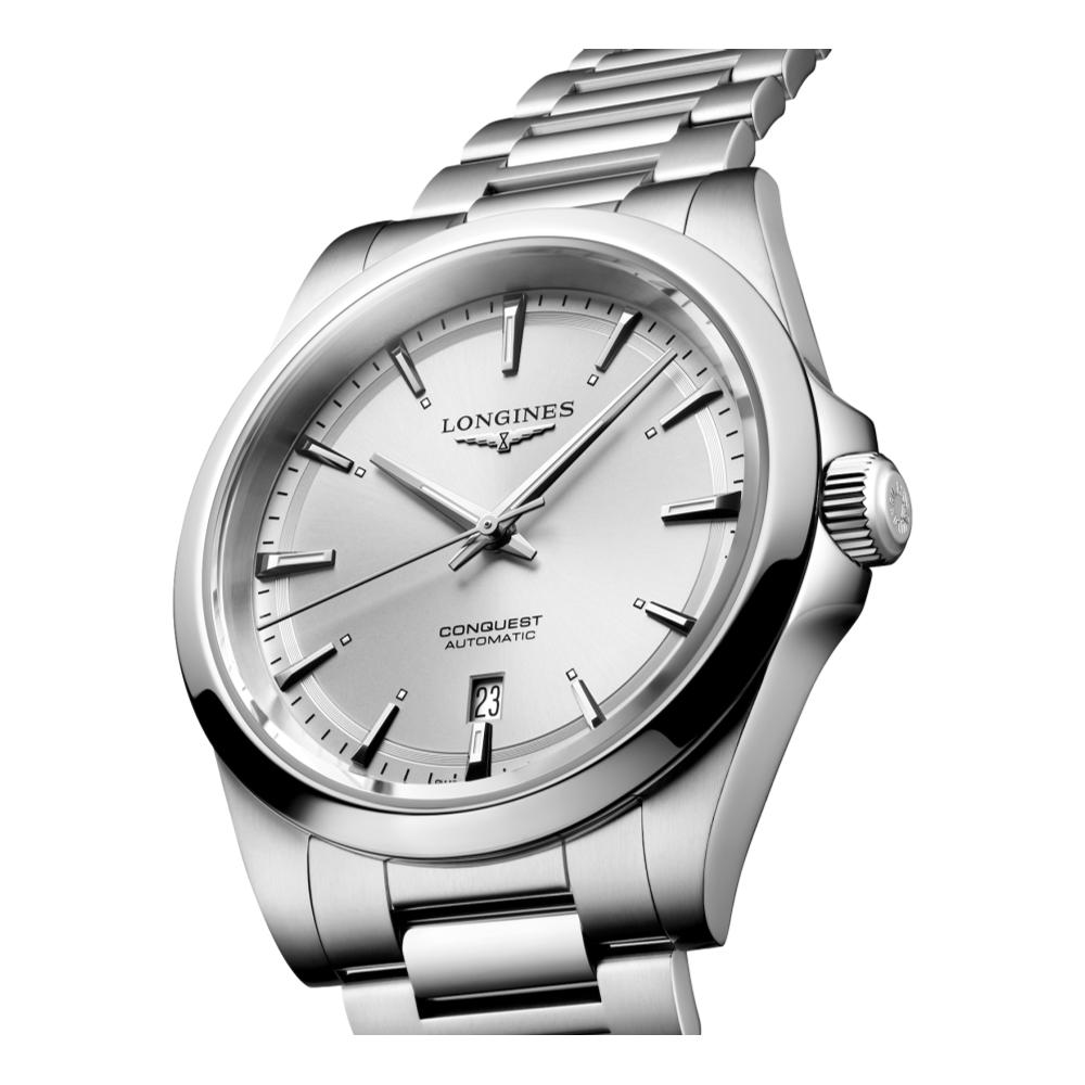 Conquest Sunframe Conquest 41mm Sunray Silver | Teddy Baldassarre