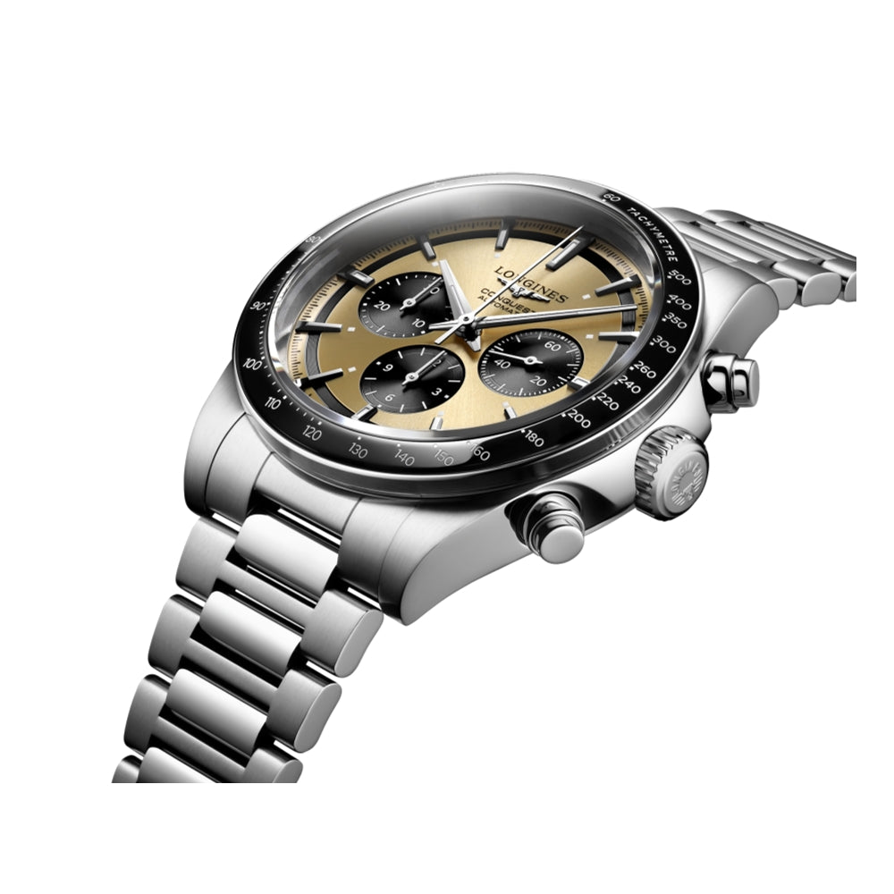 Conquest Automatic Chronograph 42mm Brown Dial