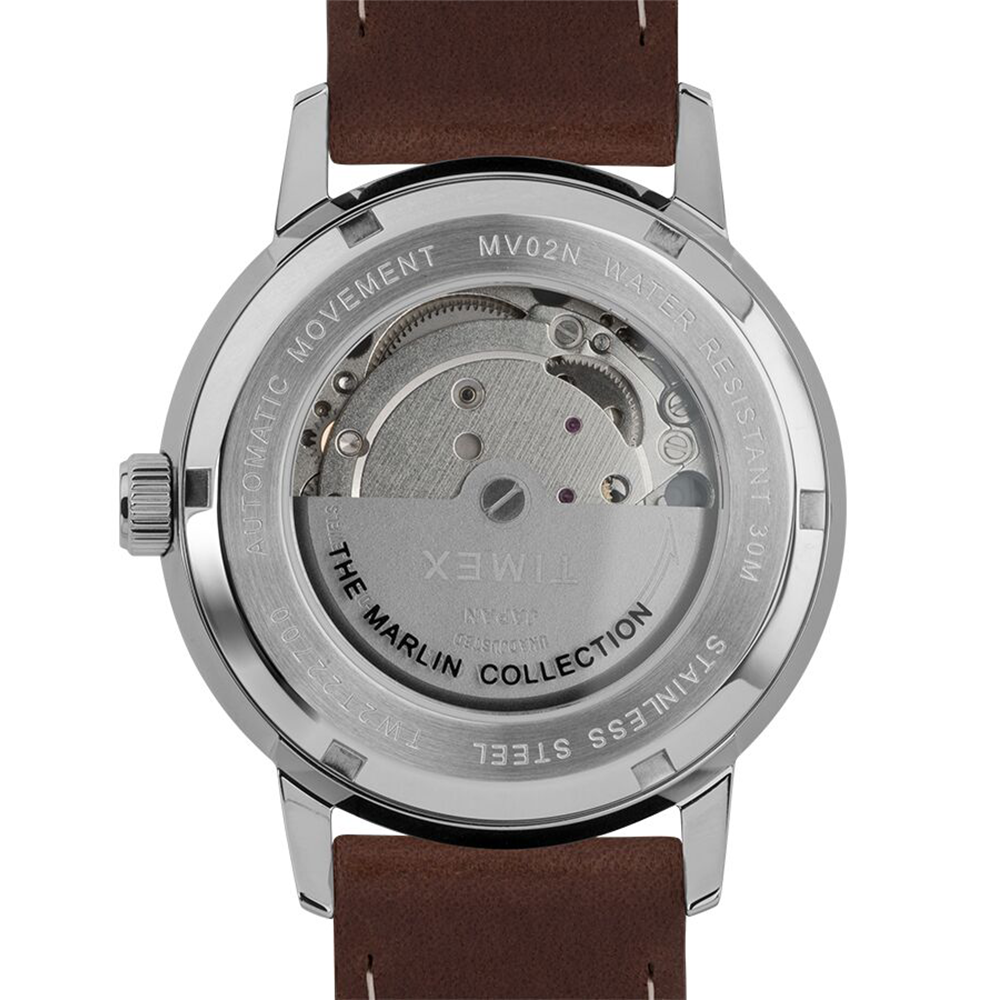 Marlin Automatic 40mm Brown Leather Strap Teddy Baldassarre