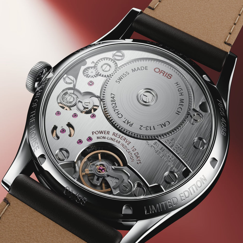 Artelier Year of the Horse Limited Edition 43mm - Red on Leather Strap