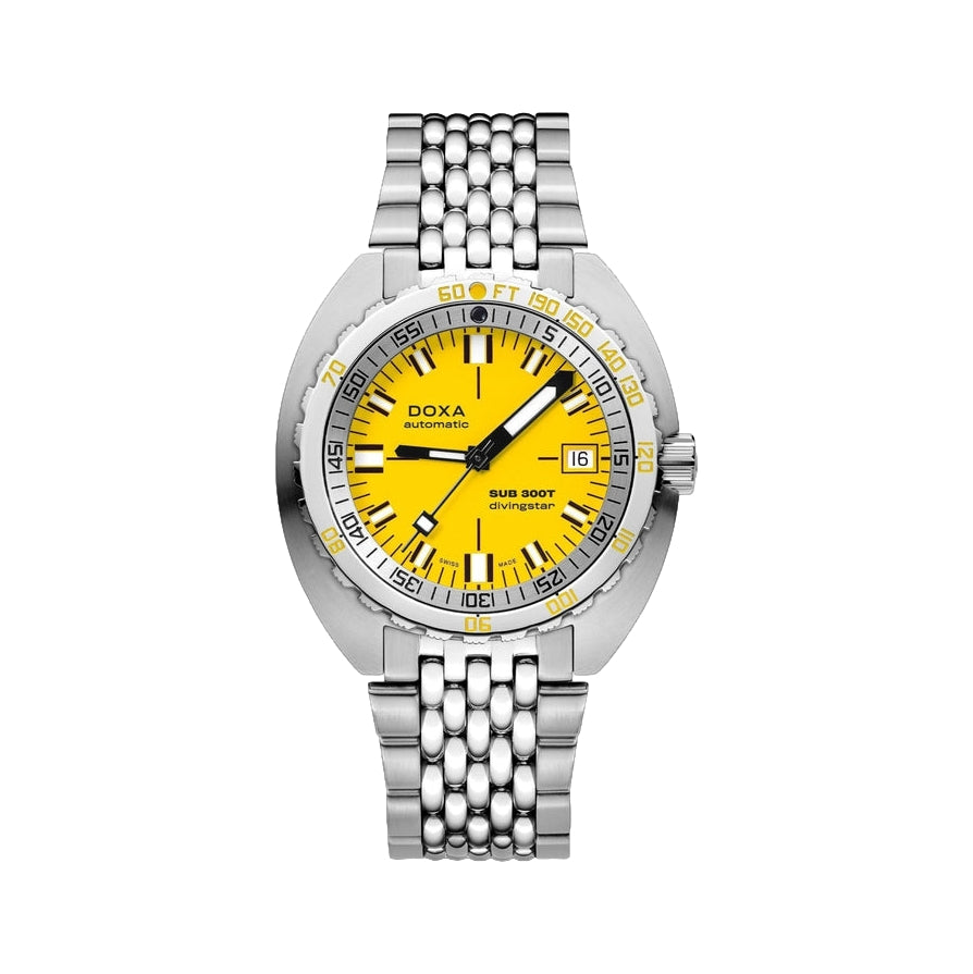 Sub 300T Divingstar Yellow Dial on Bracelet, 42.5mm