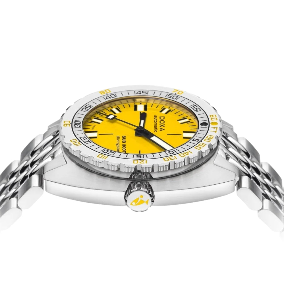 SUB 300T Divingstar 42.5mm - Yellow on Bracelet