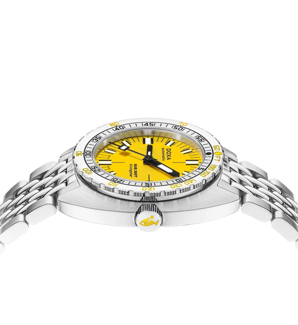 SUB 200T Divingstar 39mm -  Iconic Yellow on Bracelet