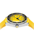 SUB 200 Divingstar Sapphire Inlay Bezel 42mm - Yellow on Rubber Strap