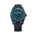 Sector II Field Titanium Dusk 38mm - Blue on Rubber Strap