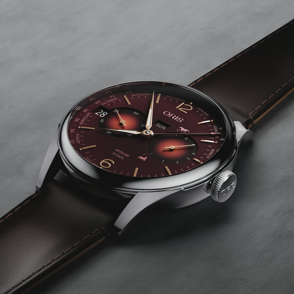 Artelier Year of the Horse Limited Edition 43mm - Red on Leather Strap