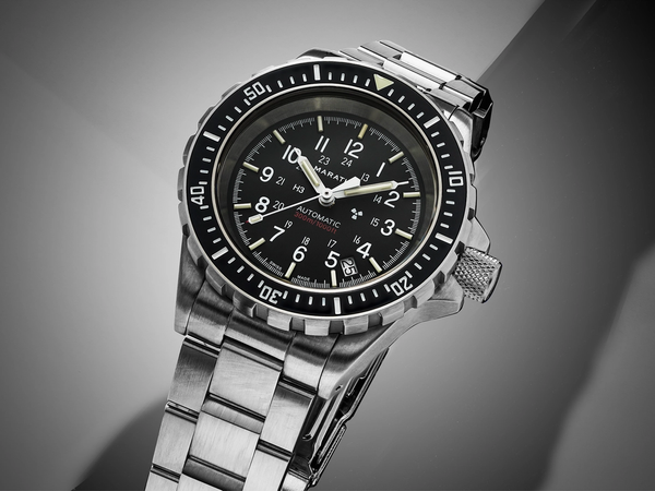 MSAR Type II Diver's Automatic 36mm - Black on Bracelet | Teddy Baldassarre
