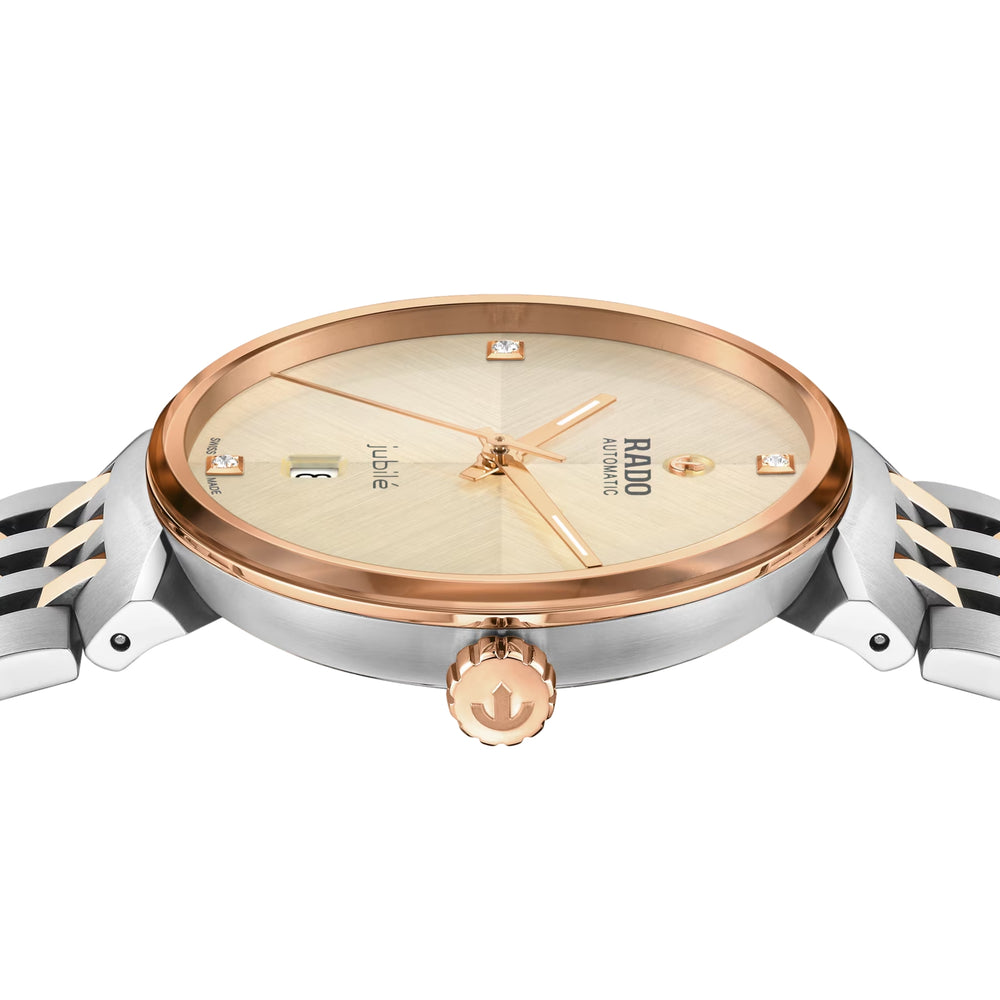 Florence Automatic Bi-Color Rose Gold and Steel 39mm - Champagne on Bracelet