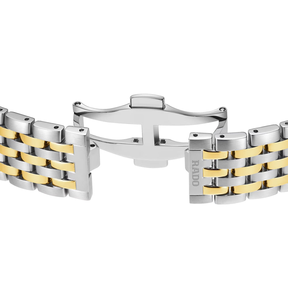 Florence Automatic Bi-Color Yellow Gold and Steel 39mm - Green on Bracelet