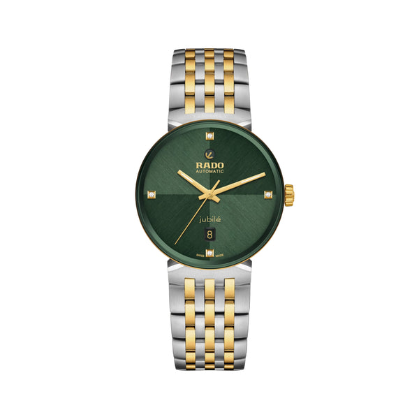 Florence Automatic Bi-Color Yellow Gold and Steel 39mm - Green on