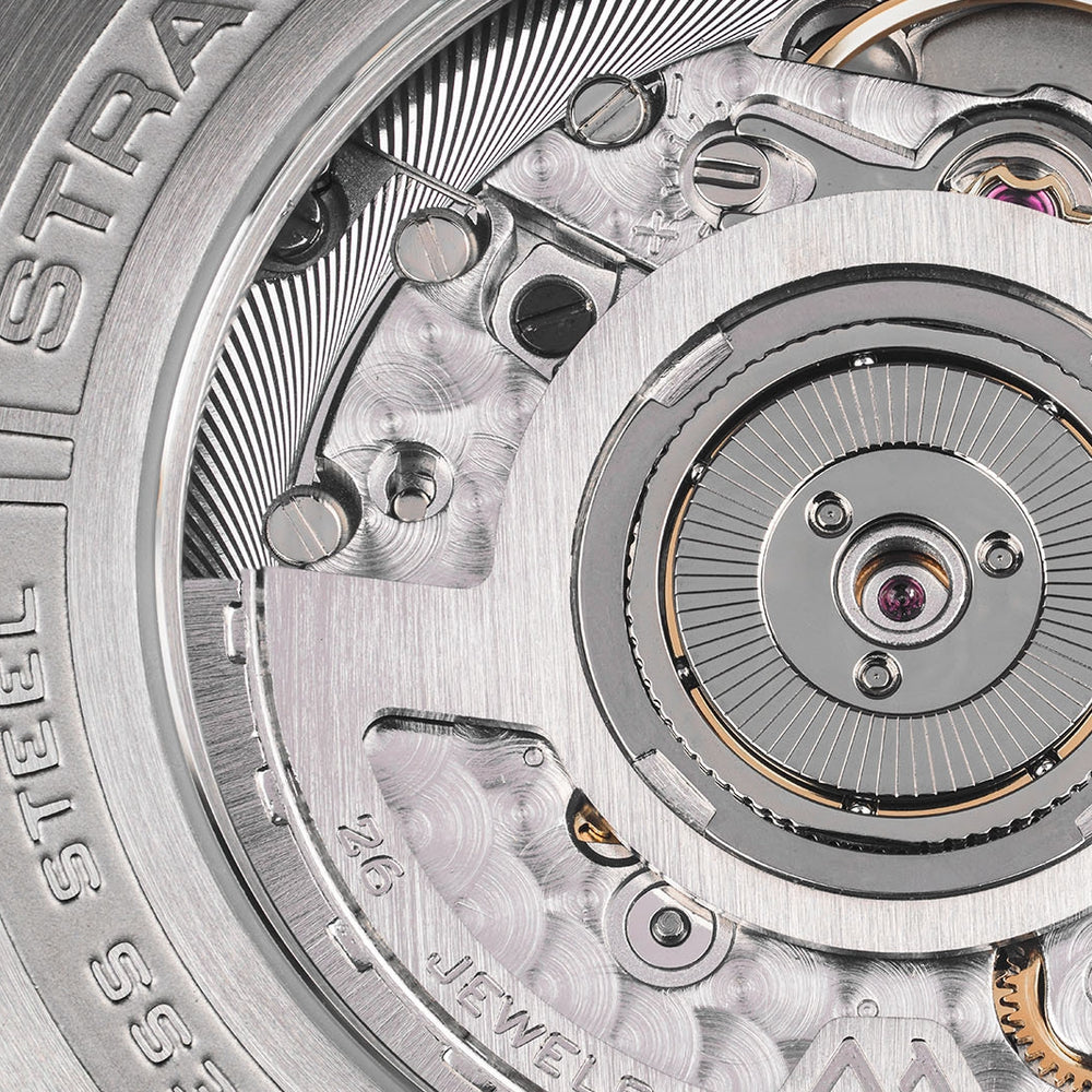 Stratos UTC Automatic 41mm - Grey on Leather Strap