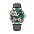 Spaceview 2020 43.5mm - Green on Grey Strap