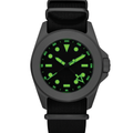 Modello Quattro U4-GMT-AEB Limited Edition 40mm - Black on Fabric Strap w/ Additional Fabric Strap