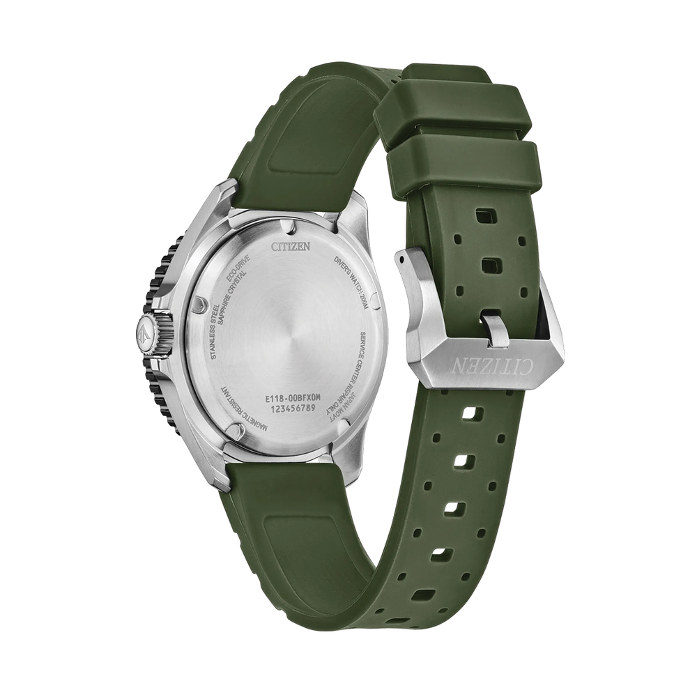 Promaster Dive 40.6mm - White on Rubber Strap