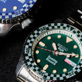 SRPM21 5 Sports Rowing Blazers x Wind Vintage Limited Edition 38mm - Green on Bracelet w/ Additional Fabric Strap